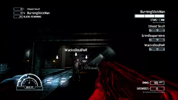 Aliens vs Predator (Hunter Edition) Xbox 360 Holding out on the &#x22;Machine&#x22; Survivor map.