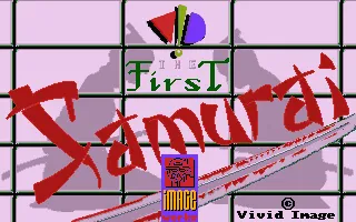 First Samurai Atari ST Title screen