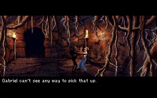 Gabriel Knight: Sins of the Fathers DOS One of the game&#x27;s several gruesome death scenes
