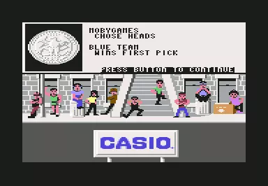 Street Sports Basketball Commodore 64 It was tails. The other team picks first.