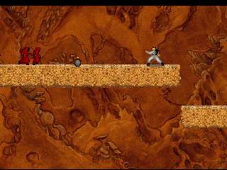 Lode Runner Extra PlayStation Cutscene introducing the bomb.