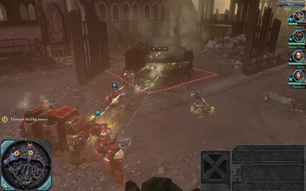 Warhammer 40,000: Dawn of War II - Chaos Rising Windows Some Orks are hiding in a bunker - but not for much longer.