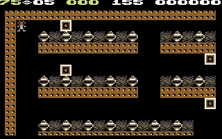 Super Boulder Dash Commodore 64 Boulder Dash II: Cave I - go with the flow to collect all diamonds
