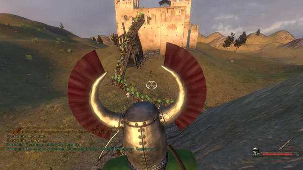 Mount &#x26; Blade: Warband Windows Watching my guys storming a castle.