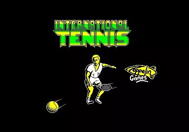 International Tennis Amstrad CPC Title screen