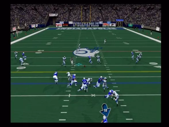 ESPN NFL Football Xbox Executing a passing play.