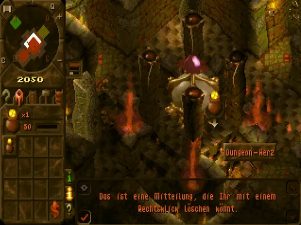 Dungeon Keeper DOS Ingame: Welcome to your first dungeon