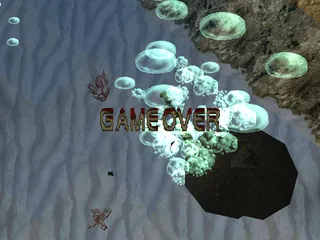 Treasures of the Deep PlayStation Game over