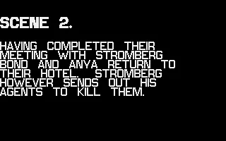 The Spy Who Loved Me Amiga Scene 2 begins.