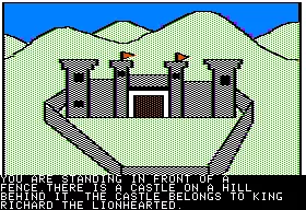 Time Zone Apple II King Richard&#x27;s Castle.