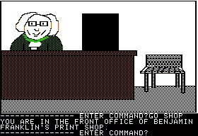 Time Zone Apple II Ben Franklin.