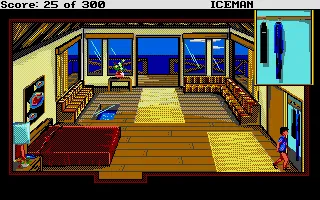 Code-Name: Iceman Atari ST Checking out the closet in your cabin.