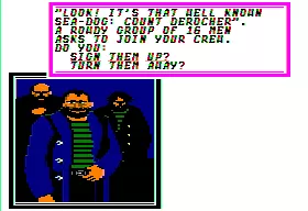 Sid Meier&#x27;s Pirates! Apple II As you become more famous, it will be easier to recruit men.