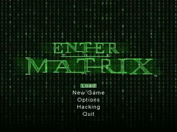 Enter the Matrix Windows Main Menu