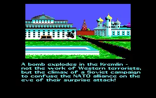 Red Storm Rising DOS A bomb explodes in the Kremlin.