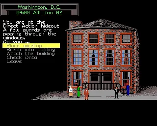 Sid Meier&#x27;s Covert Action Amiga A building believed to be the local HQ of a terrorist group.