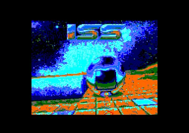 Incredible Shrinking Sphere Amstrad CPC Title screen