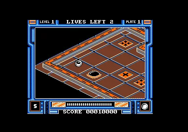 Incredible Shrinking Sphere Amstrad CPC The action begins