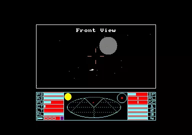 Elite Amstrad CPC I have encountered another, friendly, ship.
