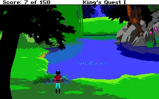 Roberta Williams&#x27; King&#x27;s Quest I: Quest for the Crown Amiga More water.