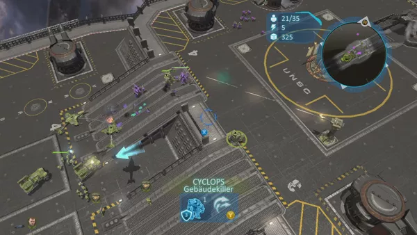 Halo Wars Xbox 360 Some missions take place on the outer hull of the star ship.