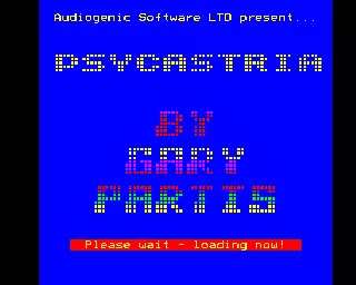 Psycastria BBC Micro Title screen