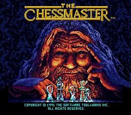 The Chessmaster SNES Title screen