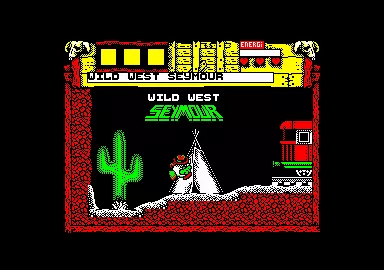 Wild West Seymour Amstrad CPC Title screen