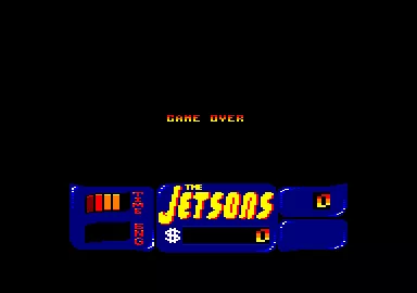 Jetsons: The Computer Game Amstrad CPC I lost all my lives. Game over.