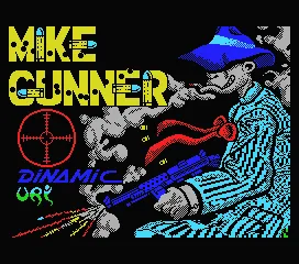 Mike Gunner MSX Loading screen