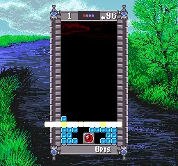 Super Tetris 2 + Bombliss SNES The bombs exploding
