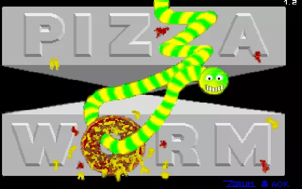 Pizza Worm DOS Title Screen