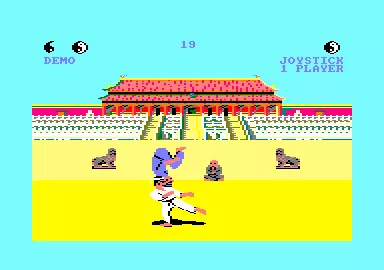 Kung-Fu: The Way of the Exploding Fist Amstrad CPC Oof! He popped me one.