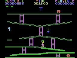 Miner 2049er ColecoVision Gameplay on the first level