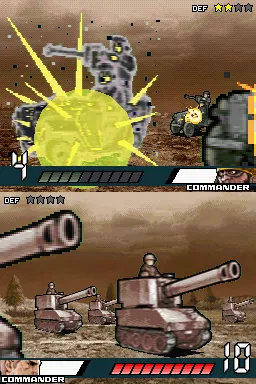 Advance Wars: Days of Ruin Nintendo DS The heavy guns take aim and fire.