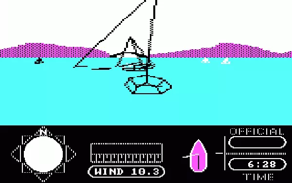 The American Challenge: A Sailing Simulation DOS Crash course...