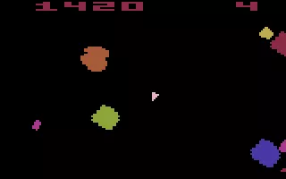 Asteroids Atari 2600 Each level starts with several large asteroids