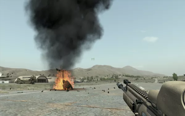Arma II: Operation Arrowhead Windows Damn terrorists shot down one of our helicopters.