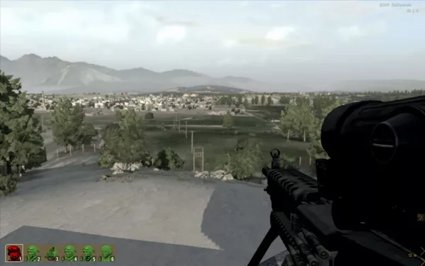 ArmA II: Operation Arrowhead Windows All settings to high: The furthermost point in this picture is 3.5km away.