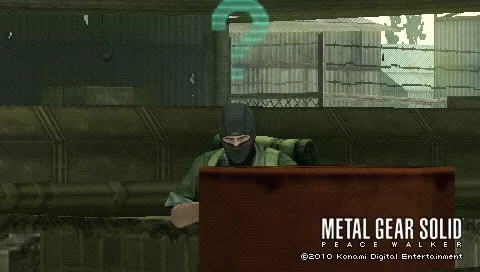 Metal Gear Solid: Peace Walker PSP Uh-oh, looks like he&#x27;s spotted something.  (using in-game screenshot feature)