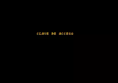 Viaje al centro de la tierra Amstrad CPC To play parts 2 or 3, enter the access code.