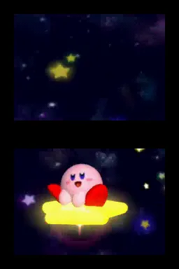 Kirby makes his grand entrance.