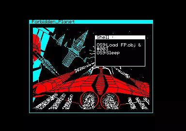 Forbidden Planet Amstrad CPC Loading screen