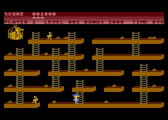Chuckie Egg Atari 8-bit Starting level 2
