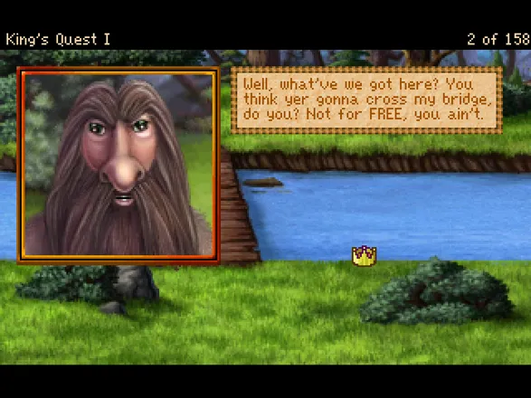 King&#x27;s Quest: Quest for the Crown Windows 4.0 version: Troll