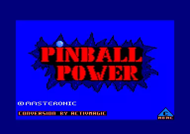 3D-Pinball Amstrad CPC Loading screen