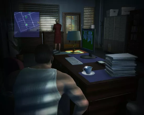 Prison Break: The Conspiracy Windows Seeing the secretary near the office of Warden Pope