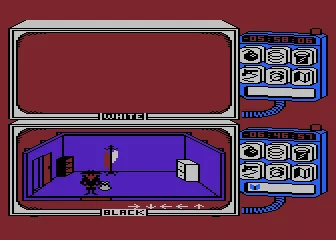 Spy vs Spy Atari 8-bit He&#x27;s found some things.