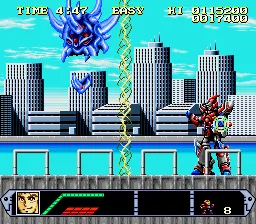 Kikou Keisatsu Metal Jack SNES Getting hit by that lighting, or anything, will reset the charge time for special attacks.