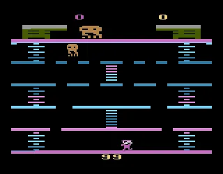 Pac-Kong Atari 2600 Starting the game